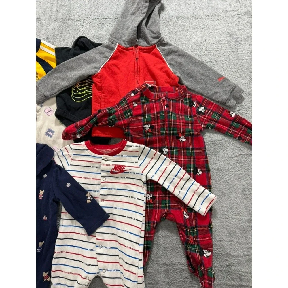 Nike Adidas Puma Janie and Jack Baby Boy Clothes Bundle 0-9M 7pc Lot - Picture 3 of 10